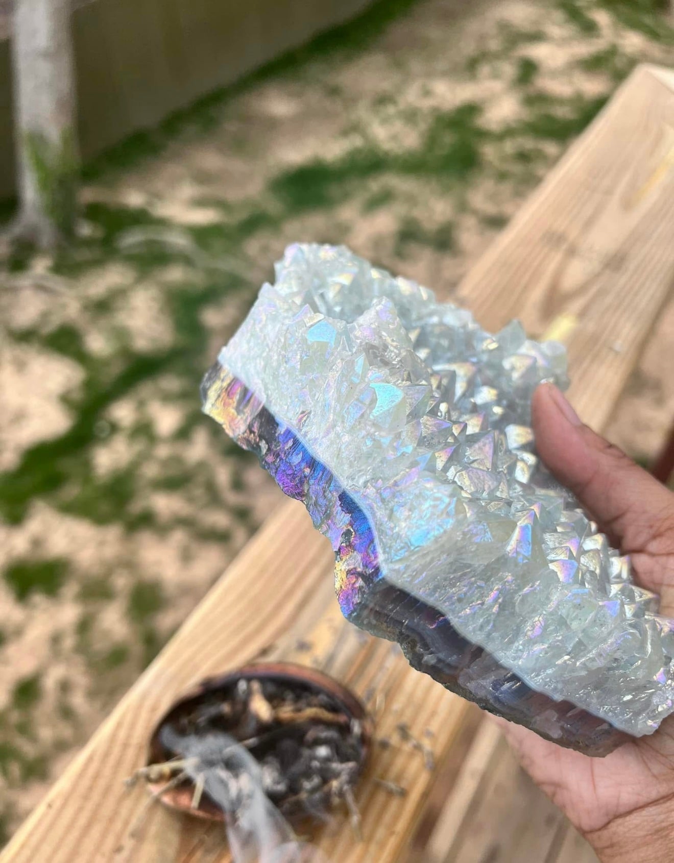 Angel aura Quartz slab