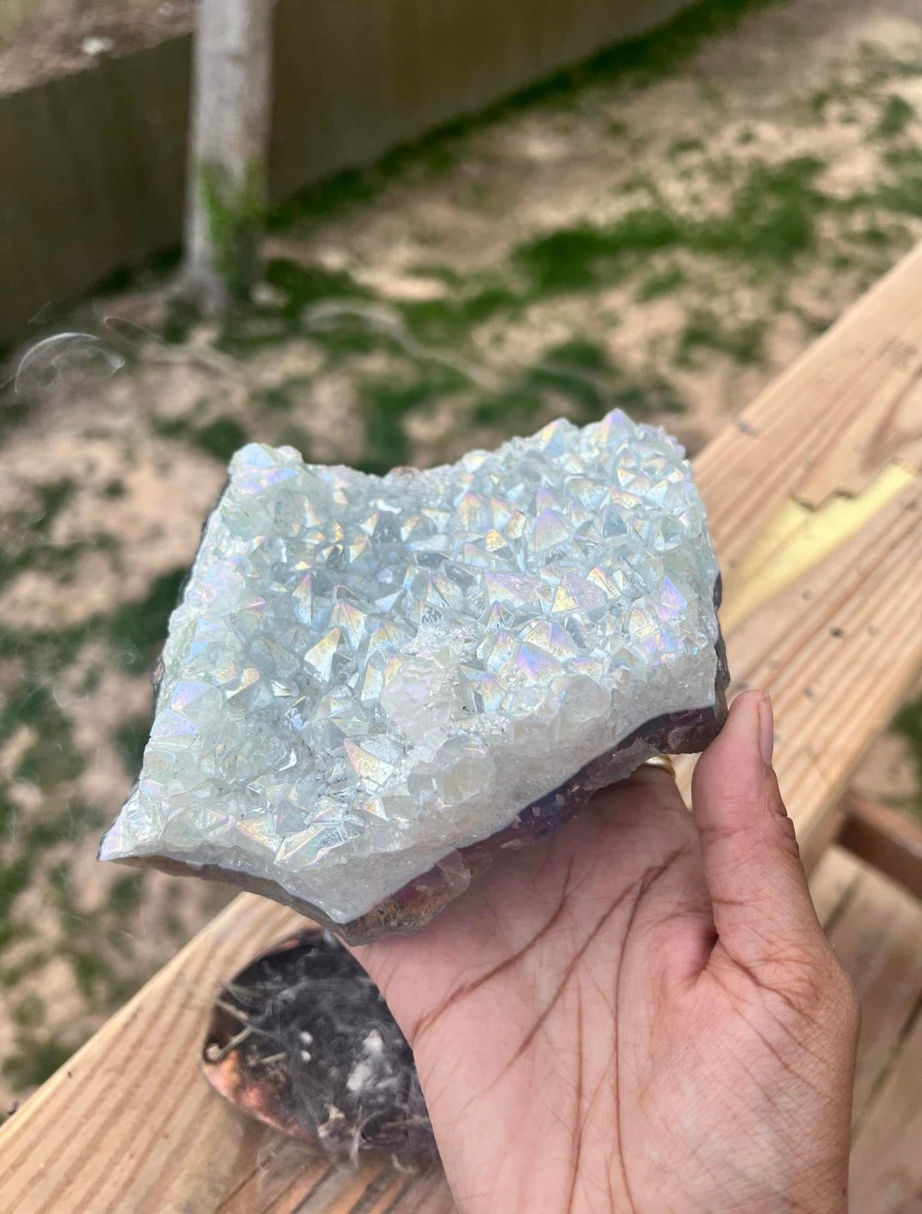 Angel aura Quartz slab