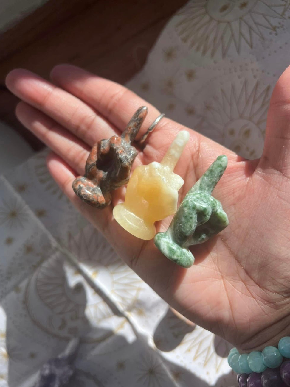 F**k It crystal carvings