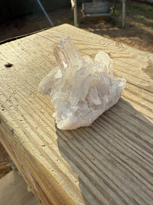 Clear quartz gem
