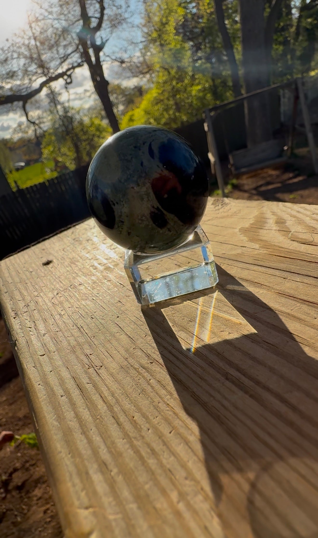 Kambaba Jasper sphere