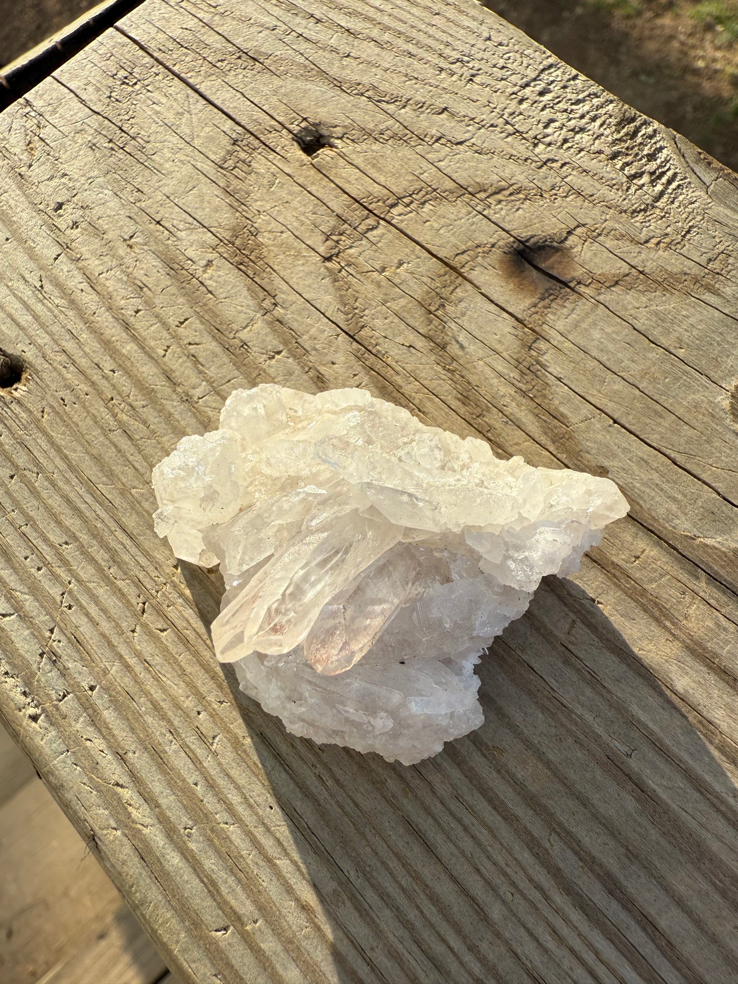 Clear quartz gem