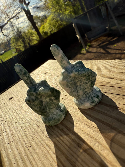 F**k It crystal carvings