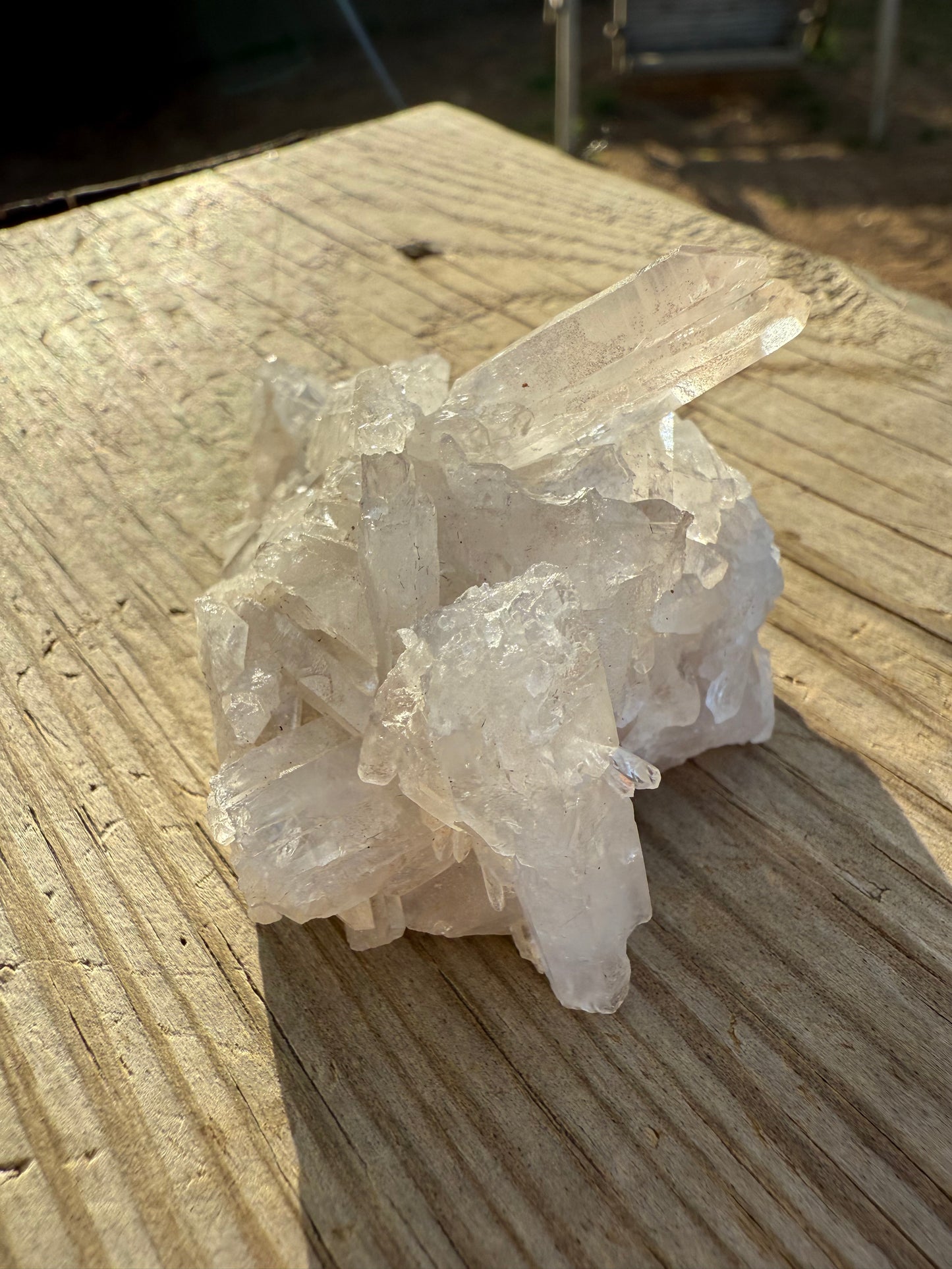 Clear quartz gem