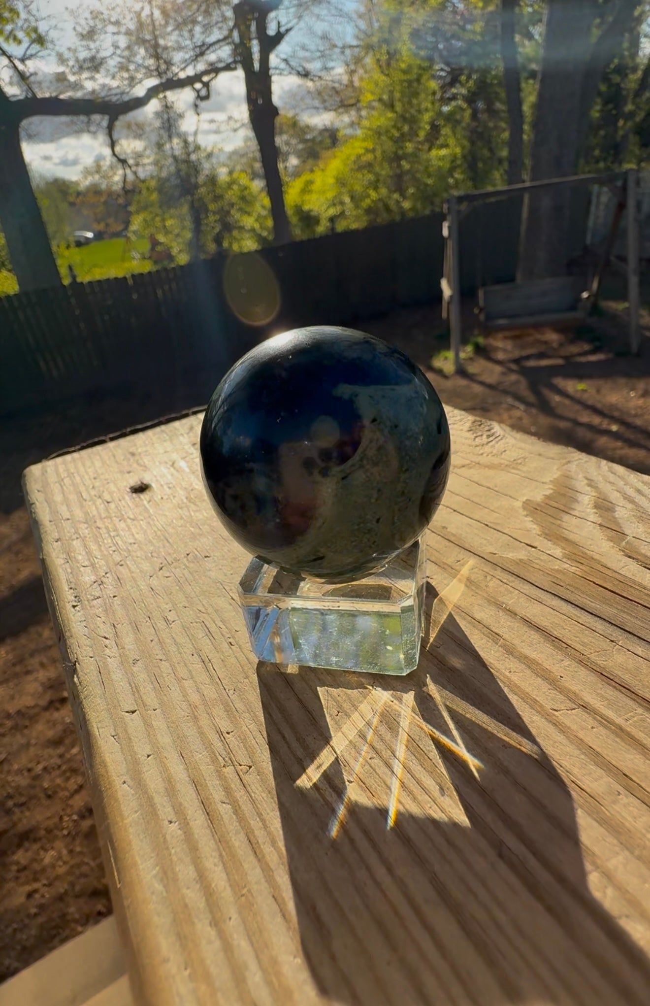 Kambaba Jasper sphere
